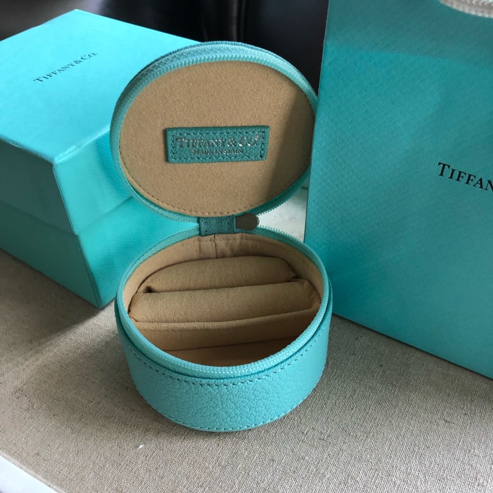 Tiffany & Co T Round Jewelry Case